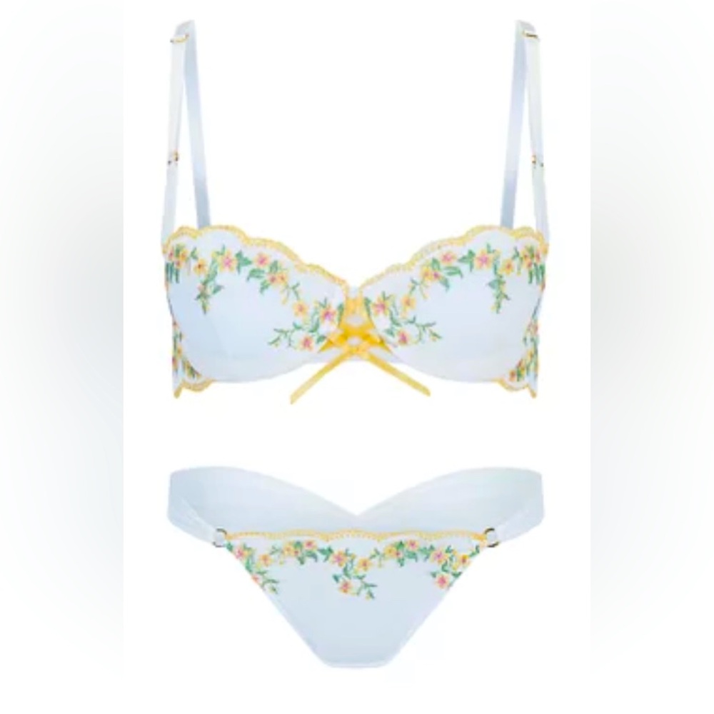 Brand new, never worn Adore Me bra and panty set